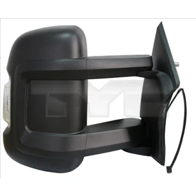 Bilde av Sidespeil Tyc 309 0160 venstre for manuell speiljustering, konveks, med temperaturføler, langspeilstang FIAT: Ducato III Flatvogn lastebil / Chassis