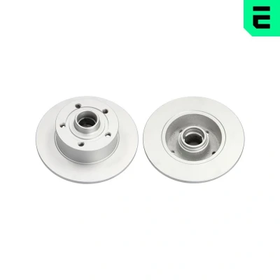 Bilde av OPTIMAL BS 4310C Bremseskiver bakaksel 244,8 9,9 5/5 fullt ut belagt uten ABS sensorring AUDI: A4 B5 Avant, Sedan