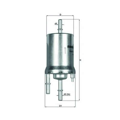 Bilde av MAHLE ORIGINAL KL 156/1 Drivstoffilter ledningsfilter 8 7,9 VOLKSWAGEN: Polo IV Hatchback, III SKODA: Fabia 1 Combi, I Hatchback
