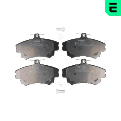 Bilde av OPTIMAL BP 10335 Bremseklosser framaksel inkl. slitasjevarselkontakt med bremsecaliperskruer VOLVO: S40 I, V40 Stasjonsvogn, MITSUBISHI: Carisma Sedan
