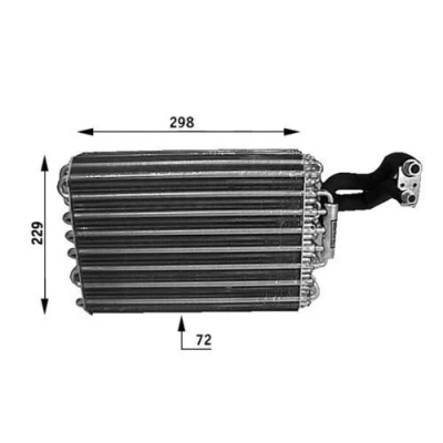 Bilde av MAHLE ORIGINAL AE 31 000S Fordamper uten ekspansjonsventil