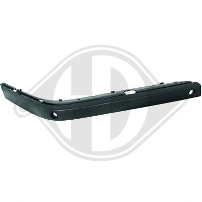 Bilde av DIEDERICHS 1242262 Pynte / vernelist, støtfanger foran høyre BMW: 7 (E38) 730d 2.9, 740d 3.9, 730 i, iL, 740 750 728 735 iL