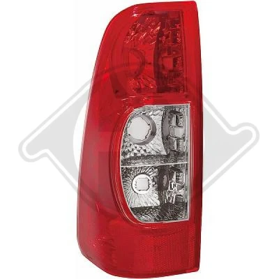 Bilde av DIEDERICHS 5403891 Baklykter venstre P21/5W, PY21W, W16W hvit, Rød uten pæreholder ISUZU: D Max 1 Pickup