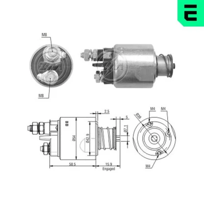 Bilde av ERA ZM1495 Magnetbryter, starter