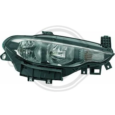 Bilde av DIEDERICHS 3464980 Frontlykter høyre H7, H15, PY21W med motor for høydejustering hovedlys
