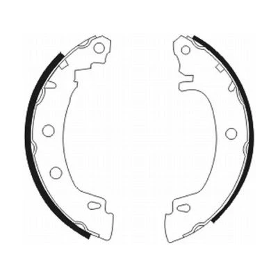 Bilde av ABE C0R012ABE Bremsesko bakaksel 203,2 39 BENDIX RENAULT: MEGANE 3