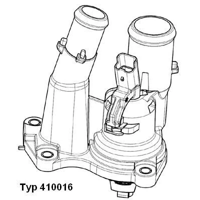 Bilde av WAHLER 410016.98D Termostat 98 med tetning FORD: Focus 2 Kombi,