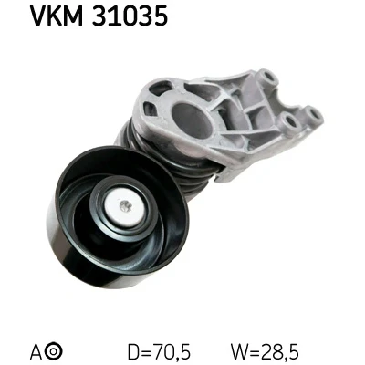 Bilde av SKF VKM 31035 Strammerull VOLKSWAGEN: Polo IV Hatchback, AUDI: A2, SKODA: Roomster, Fabia 2
