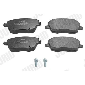 Bilde av JURID 573101J Bremseklosser ikke klargjort for slitasjeindikator med tilbehør SKODA: Fabia 2, Roomster, I Hatchback