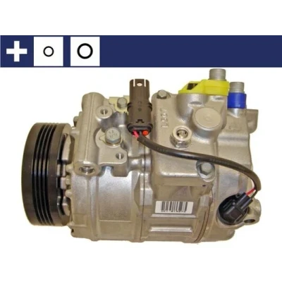 Bilde av MAHLE ORIGINAL ACP 1428 000S Kompressor 7SEU17C 12 PAG 46 R 134a med tetningsring BMW: 5 Touring, 3 Sedan, Coupé