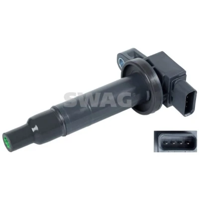 Bilde av SWAG 81 92 8658 Tennspole 12 svart TOYOTA: Yaris II Hatchback, I Hatchback
