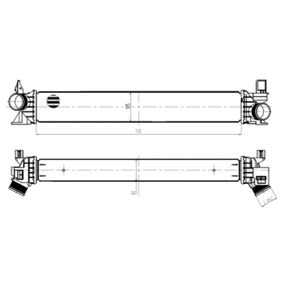 Bilde av NRF 309034 Ladeluftkjøler FIAT: Ducato III Flatvogn lastebil / Chassis