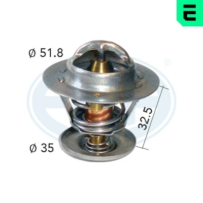 Bilde av ERA 350027A Termostat 88 med tetning FORD: S Max Mk1, Focus 2 Kombi, Transit Connect Mk1 Van