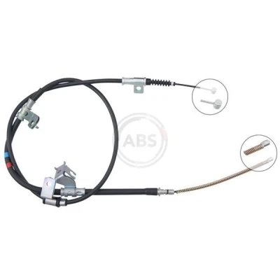 Bilde av Kabel, parkeringsbremse, Bakre venstre, hyundai h 1 cargo, travel, 597604H700