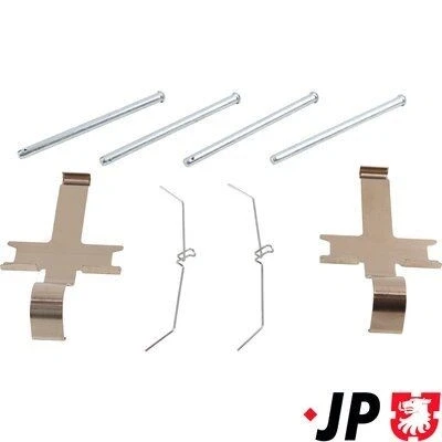 Bilde av JP GROUP 4864004310 Tibehørsett, skivebremse belegg TOYOTA: Land Cruiser Prado 90, HILUX 3 Pick up, 80