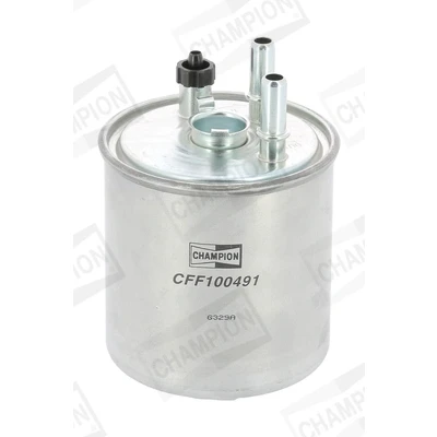 Bilde av CHAMPION CFF100491 Drivstoffilter ledningsfilter, med tilkobling for vannsensor RENAULT: LAGUNA 3 Grandtour, Kangoo II Express