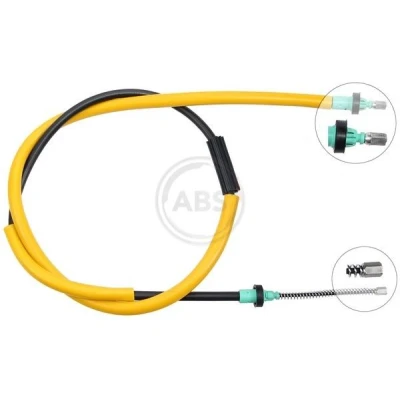 Bilde av A.B.S. K13886 Bremsekabel 1572 Trommelbrems for høyre/venstre ratt RENAULT: CLIO 3