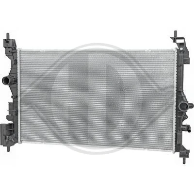 Bilde av DIEDERICHS DCM3968 Radiator Aluminium 620 320 16 Kjøleribber loddet OPEL: Corsa E Hatchback