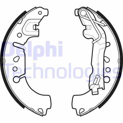 Bilde av DELPHI LS2135 Bremsesko 229 42