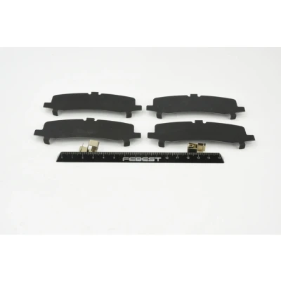 Bilde av antiknirkefolie, bremsebelegg (bakplate), bakaksel begge sider, lexus,toyota, 04946 30100