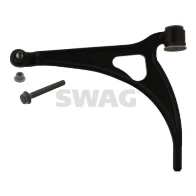 Bilde av SWAG 30 93 9644 Bærebru med sikringsmutter støtte / styreledd, lager, skrue framaksel venstre, nede Casterstag Stålstøpegods AUDI: A2