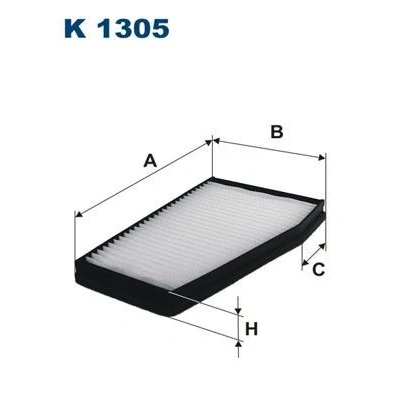 Bilde av FILTRON K 1305 Kupéfilter Partikkelfilter 296, 78 182 30