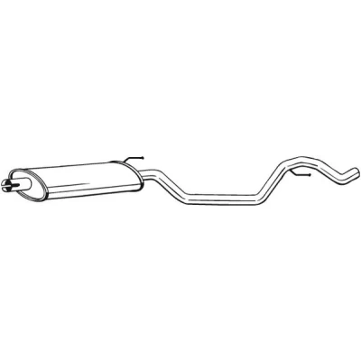 Bilde av Mellomlyddemper, opel vectra c, c gts, 24447474, 5852182, 5852572