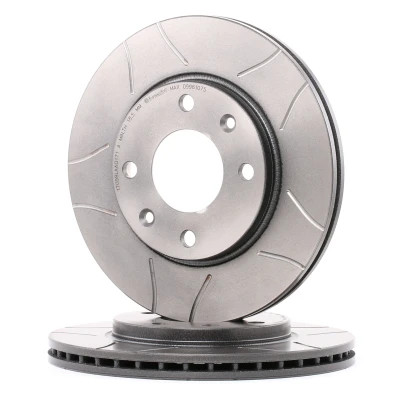 Bilde av BREMBO MAX LINE 09.9610.75 Bremseskiver 247 20,4 4 innvendig ventilert, med sliss belagt skruer PEUGEOT: 206 Hatchback, 106 I Hatchback