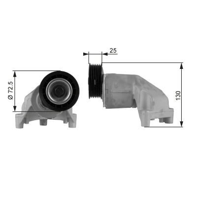 Bilde av GATES FleetRunner Micro V Kit T38272 Strammerull FORD: Focus Mk1 Hatchback