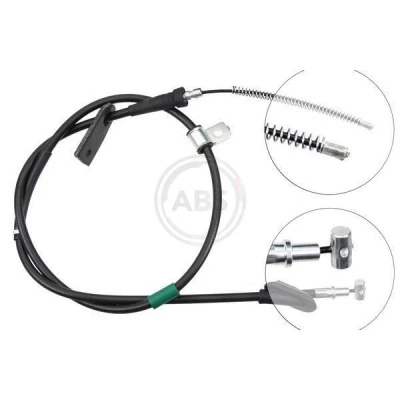 Bilde av A.B.S. K18828 Bremsekabel 1523 Trommelbrems for høyre/venstre ratt SUBARU: JUSTY 3, SUZUKI: IGNIS 2
