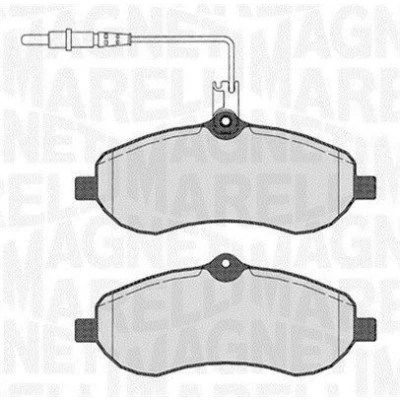 Bilde av MAGNETI MARELLI 363916060193 Bremseklosser med integrert slitasjesensor PEUGEOT: Expert II Tepee, Van, CITROËN: Jumpy MPV