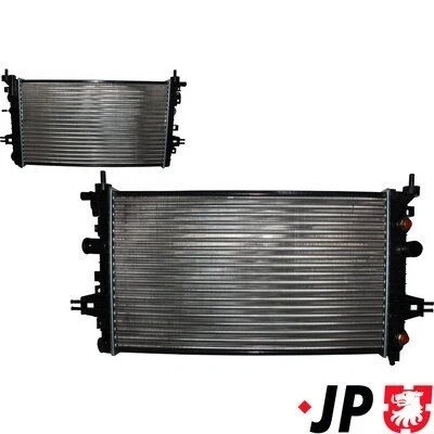 Bilde av JP GROUP 1214203200 Radiator 600 370 14 Automatisk girkasse OPEL: Astra H Caravan, GTC, Zafira B