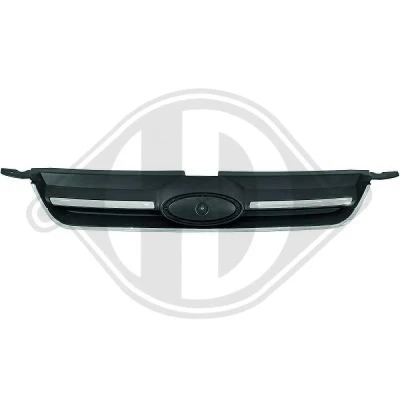 Bilde av DIEDERICHS 1467041 Radiatorgitter svart Priority Parts
