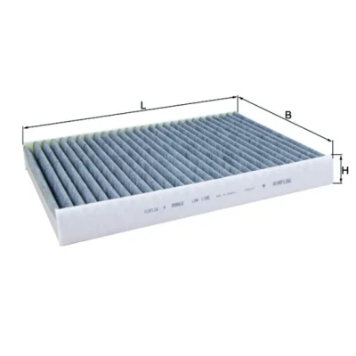 Bilde av MAHLE ORIGINAL LAK 1185 Kupéfilter Karbonfilter 336,0 239 40,0 VOLVO: V90 II Stasjonsvogn, V60 I, XC90