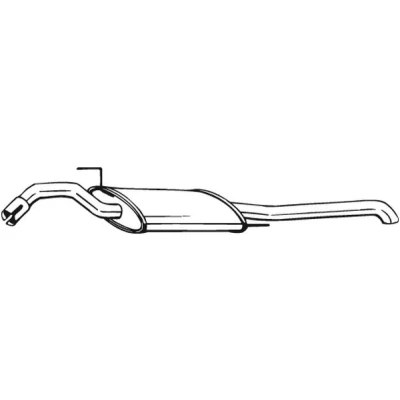 Bilde av sluttlyddemper, vw passat b3/b4, b3/b4 variant, 3A0253609H, 3A0253609M