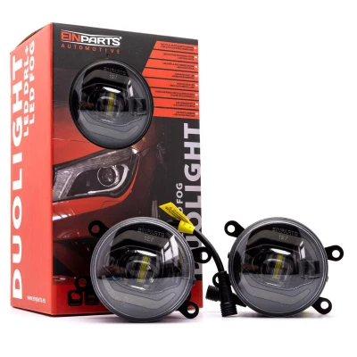 Bilde av EINPARTS DUOLIGHT DL38 Tåkelyskaster transparent foran med kabelsett MITSUBISHI: L200 / Triton IV Pick up, Outlander 2 SUV, PAJERO 4