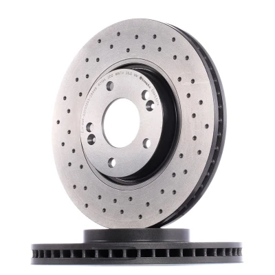 Bilde av BREMBO XTRA LINE 09.A532.1X Bremseskiver 300 28 5 perforert / ventilert belagt høy karbon med skruer HYUNDAI: i40 Stasjonsvogn, ix35, Sedan