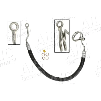 Bilde av AIC 58493 Hydraulikkslange, styring fra hydraulikkpumpe til styresnekke AUDI: A4 B6 Avant