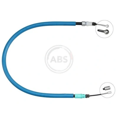 Bilde av A.B.S. K13845 Bremsekabel 829 Skivebrems PEUGEOT: 3008 I