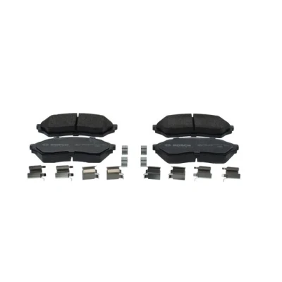 Bilde av BOSCH 0 986 494 616 Bremseklosser Low Metallic med akustisk slitasjevarsel antihyle blikk MAZDA: 323 F 6