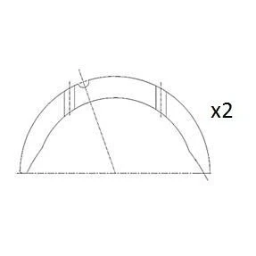 Bilde av FAI AutoParts BT3008 STD avstandsskive, veivaksel RENAULT: CLIO 2, MEGANE 2 Coupe Cabriolet