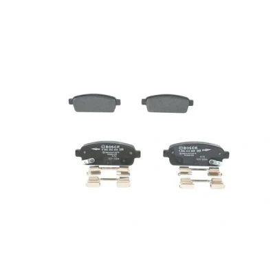 Bilde av BOSCH 0 986 494 666 Bremseklosser Low Metallic med akustisk slitasjevarsel antihyle blikk, montageanvisning OPEL: Astra J Sports Tourer