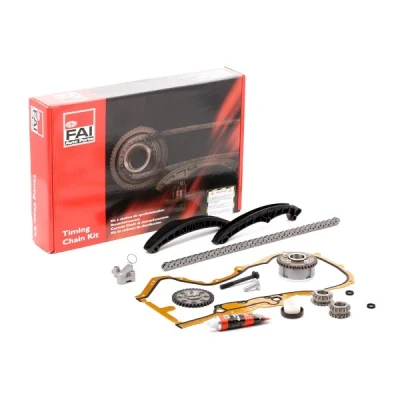 Bilde av FAI AutoParts TCK211VVT Registerkjedesett med tetning, tannhjul simplex, Kjede m/lite støy VOLKSWAGEN: Scirocco III, GOLF 6, Touran I