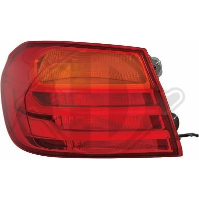 Bilde av DIEDERICHS 1245091 Baklykter venstre ytre del LED, H21W, P21W uten pæreholder