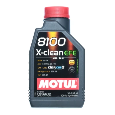 Bilde av Motul X CLEAN EFE 5W 30 1l Motorolje 107210 BMW: 5 Touring, X3, MERCEDES BENZ: E Klasse Sedan, T modell, Sedan