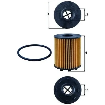 Bilde av Oljefilter MAHLE ORIGINAL OX 371D