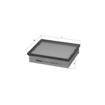 Bilde av MAHLE ORIGINAL LX 2840 Luftfilter 58,3 197 247,5, 247,5 Filterinnsats RENAULT: LAGUNA 3 Grandtour,