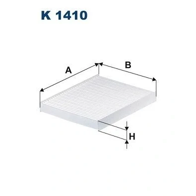 Bilde av FILTRON K 1410 Kupéfilter Partikkelfilter 192 164 23