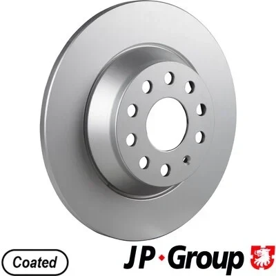 Bilde av JP GROUP 1163208500 Bremseskiver bakaksel 300 12 10/5 fullt ut belagt VOLKSWAGEN: Golf 7, Passat B8 Variant, 7 AUDI: A3 Sedan