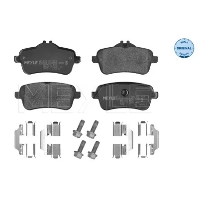 Bilde av MEYLE 025 252 1618 Bremseklosser ORIGINAL Quality bakaksel klargjort for slitasjeindikator med antihyle blikk tilbehør MERCEDES BENZ: ML Klasse